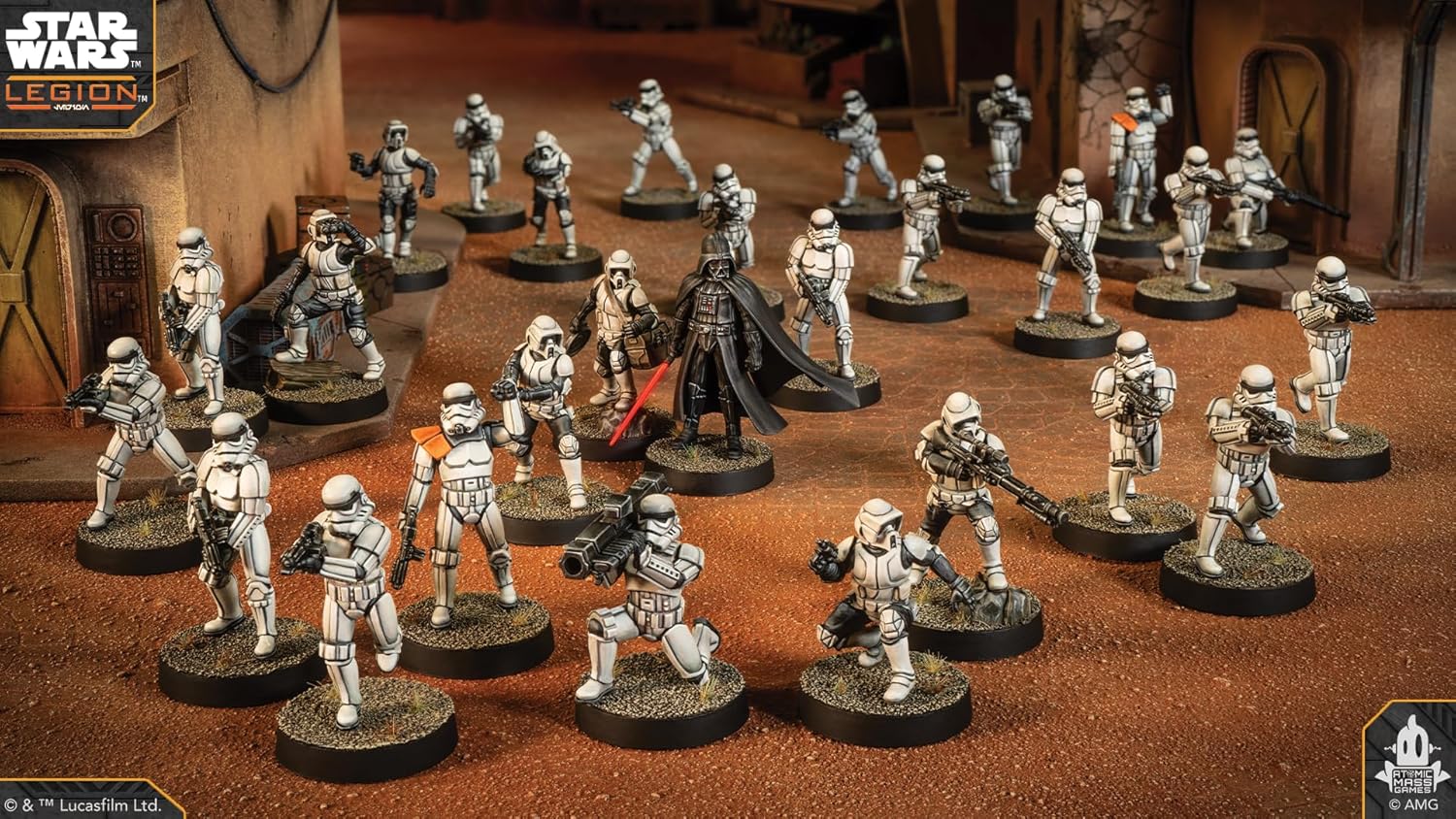 Asmodee | Star Wars: Legion - Galactic Empire Starter Set | Board Game | Ages 14+ | 2 Players | 90+ Minutes Playing Time