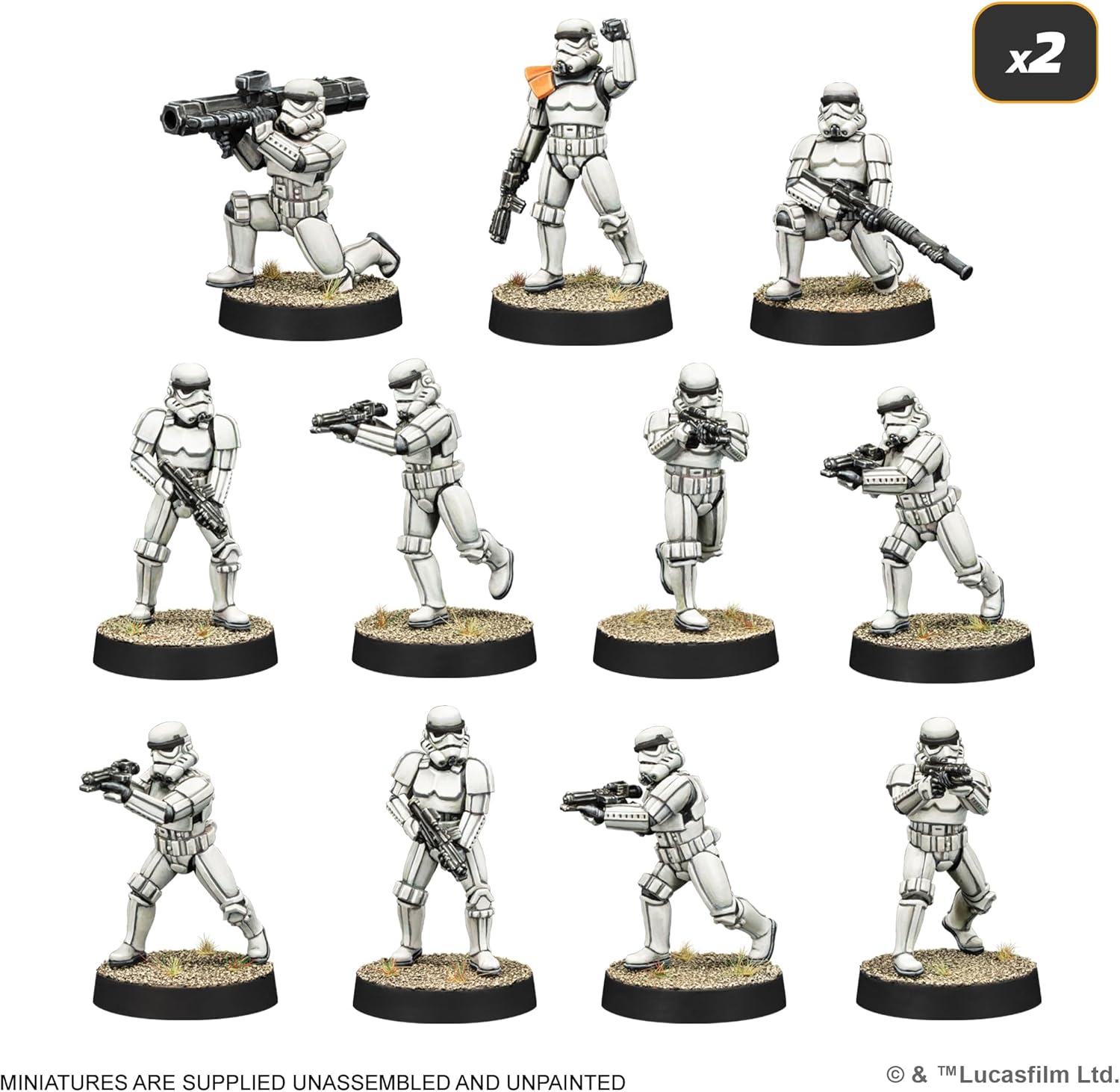 Asmodee | Star Wars: Legion - Galactic Empire Starter Set | Board Game | Ages 14+ | 2 Players | 90+ Minutes Playing Time