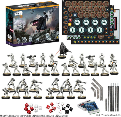 Asmodee | Star Wars: Legion - Galactic Empire Starter Set | Board Game | Ages 14+ | 2 Players | 90+ Minutes Playing Time