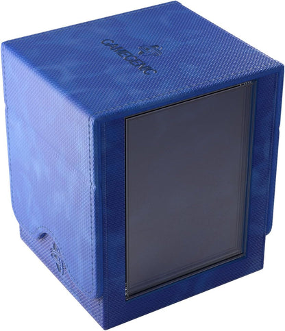 Gamegenic | Squire Plus 100+ XL Convertible Blue Commander Deck Box | Card Holder