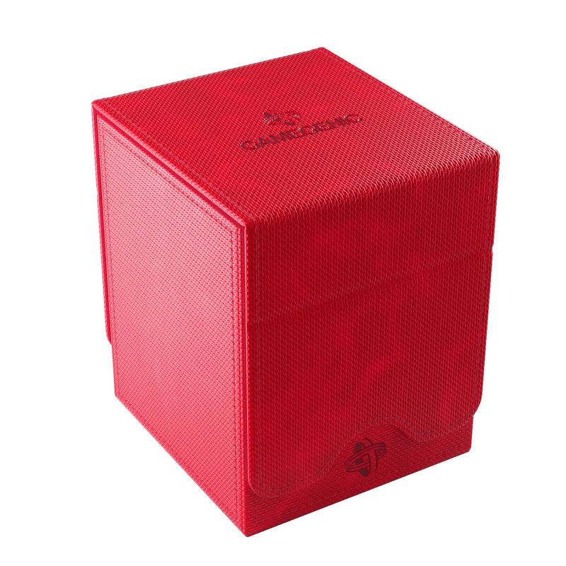 Gamegenic | Squire Plus 100+ XL Convertible Red Commander Deck Box | Card Holder