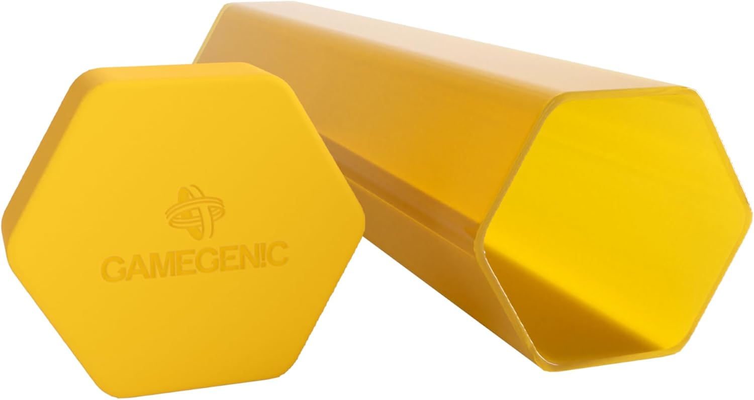 Gamegenic | Yellow Playmat Tube | Card Game Accessory