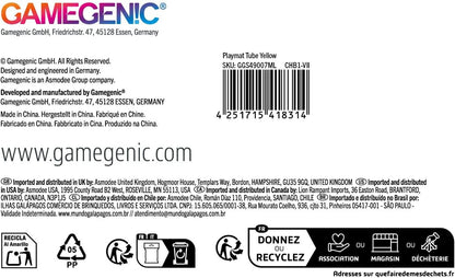 Gamegenic | Yellow Playmat Tube | Card Game Accessory