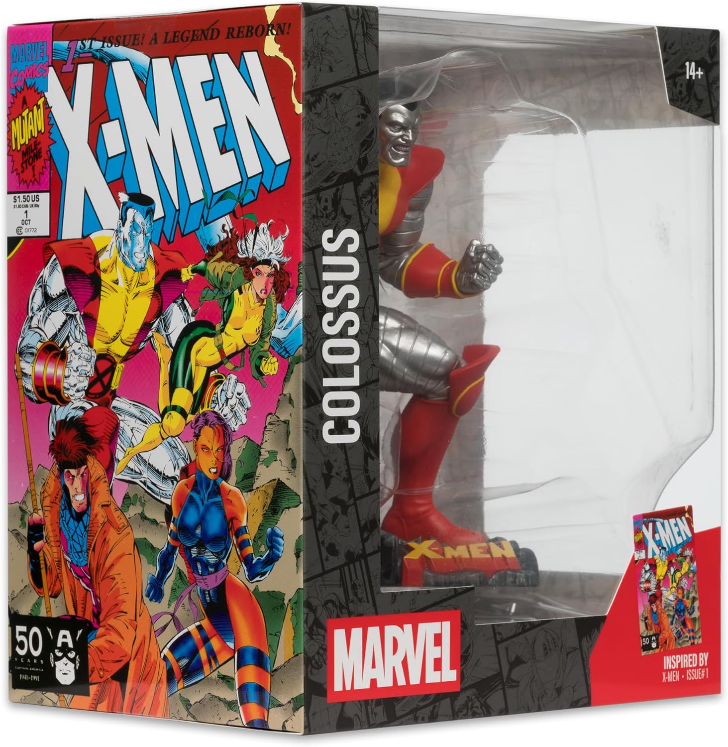 McFarlane Marvel Colossus 1:10th Scale Collectible with Scene (X-Men #1) Toys
