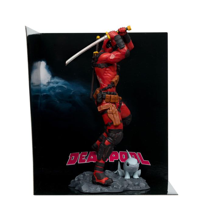 McFarlane Marvel Deadpool 1:10th Scale Collectible with Scene (Deadpool #1) Toys