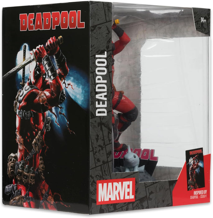 McFarlane Marvel Deadpool 1:10th Scale Collectible with Scene (Deadpool #1) Toys