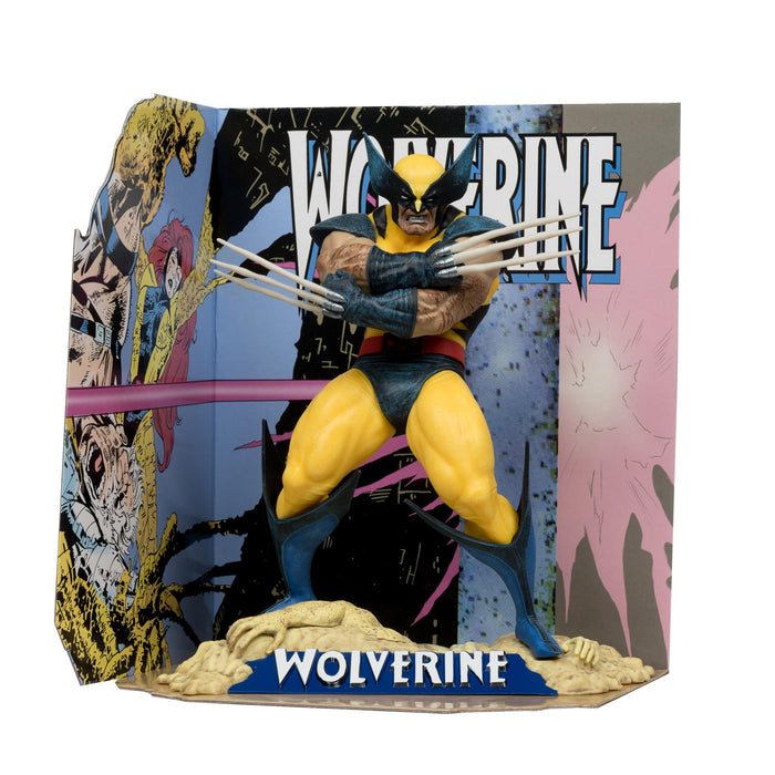 McFarlane Marvel Wolverine 1:10th Scale Collectible with Scene (Wolverine #85) Toys