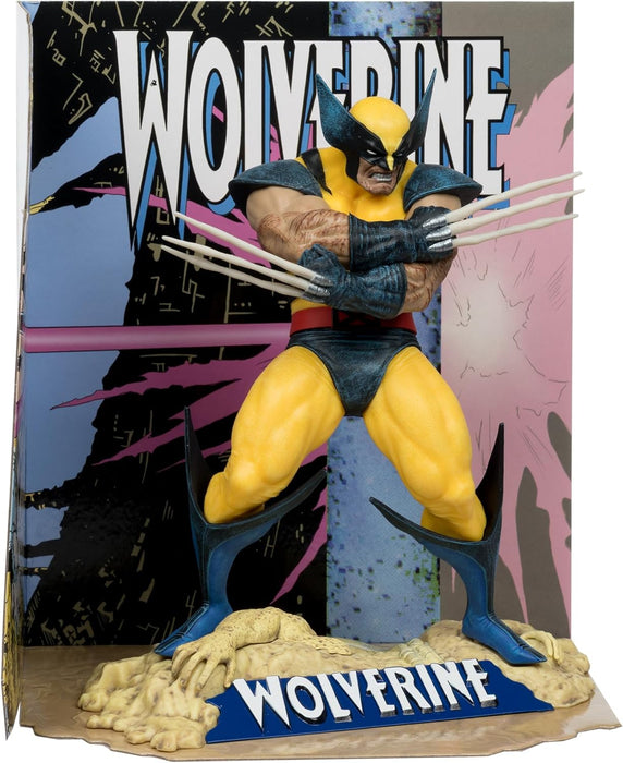 McFarlane Marvel Wolverine 1:10th Scale Collectible with Scene (Wolverine #85) Toys