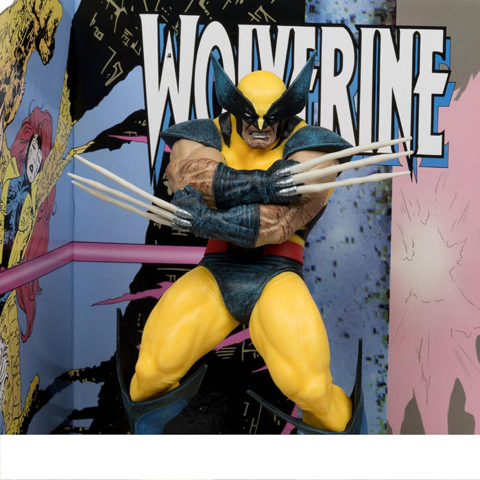 McFarlane Marvel Wolverine 1:10th Scale Collectible with Scene (Wolverine #85) Toys