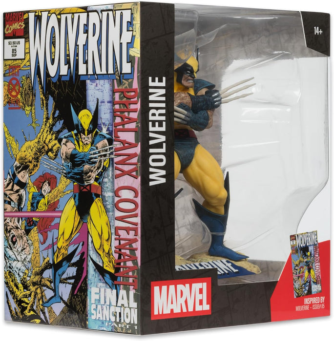 McFarlane Marvel Wolverine 1:10th Scale Collectible with Scene (Wolverine #85) Toys
