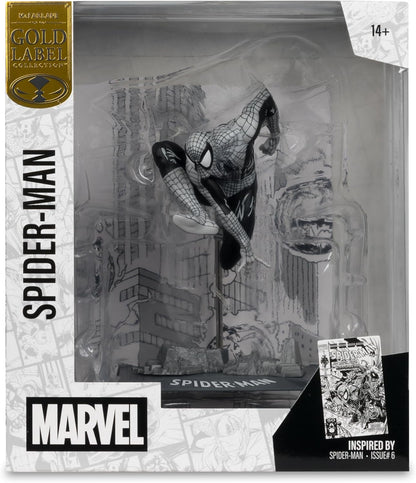 Marvel Collection PVC Statue 1/10 Spider-Man (Spider-Man #6) (Line Art) (Gold Label) 10 cm