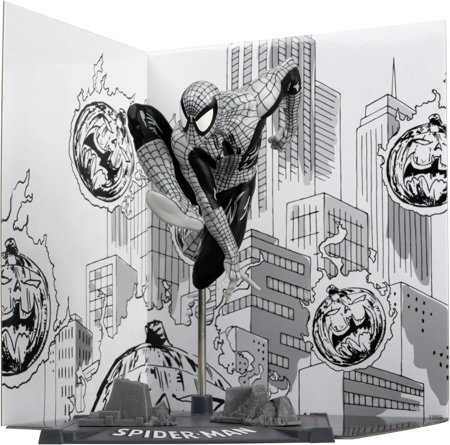 Marvel Collection PVC Statue 1/10 Spider-Man (Spider-Man #6) (Line Art) (Gold Label) 10 cm