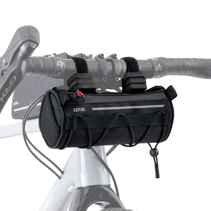 ZEFAL Z Adventure F1 - Bicycle Handlebar Bag - Compact, Lightweight and Waterproof - Universal Mounting on Handlebars - Black, 1.2 litres
