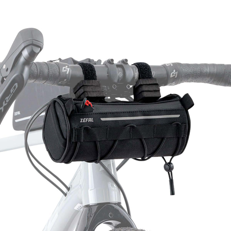ZEFAL Z Adventure F1 - Bicycle Handlebar Bag - Compact, Lightweight and Waterproof - Universal Mounting on Handlebars - Black, 1.2 litres