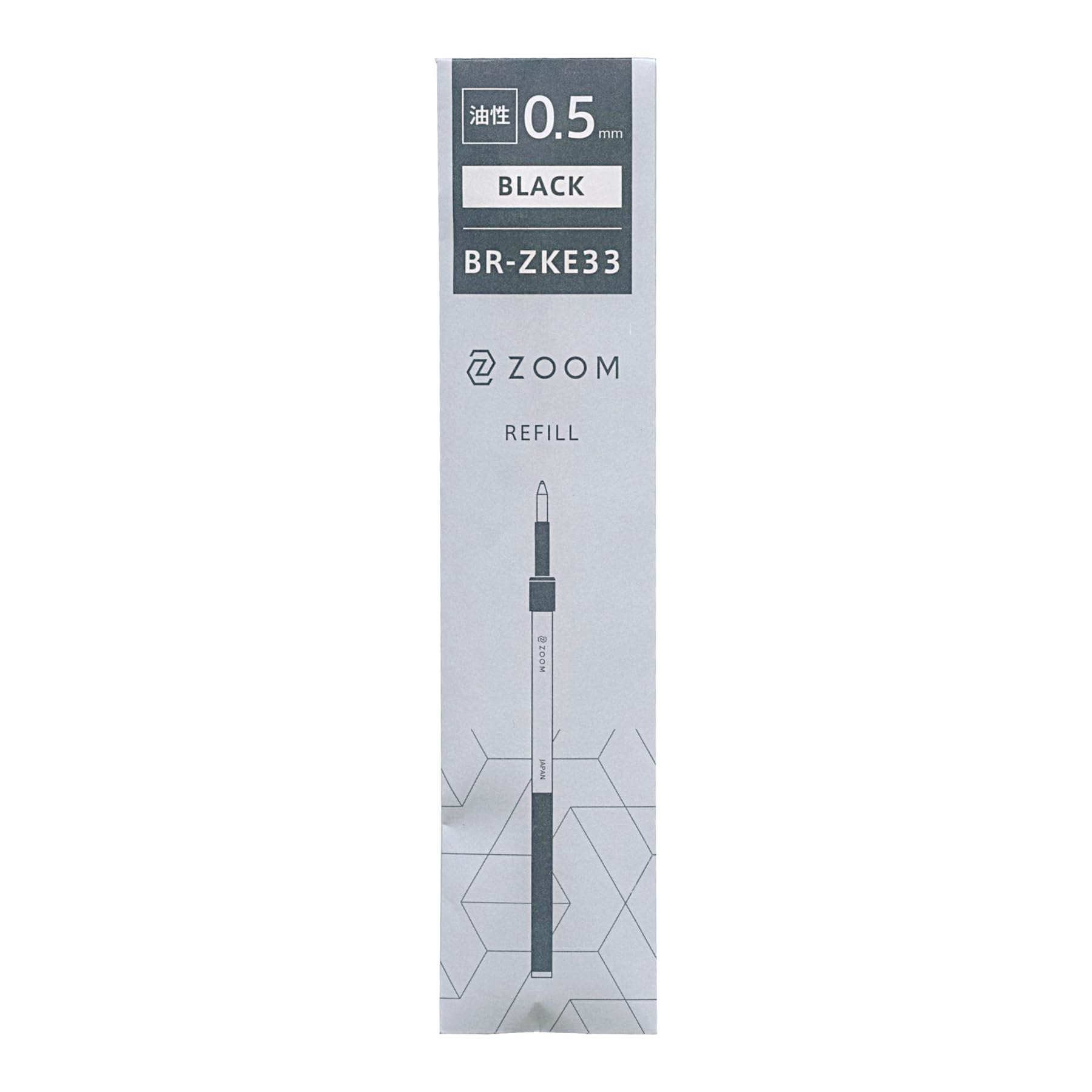 ZOOM BR-ZKE33 Oil-based Ballpoint Pen Refill, 0.02 inches (0.5 mm)  Refill