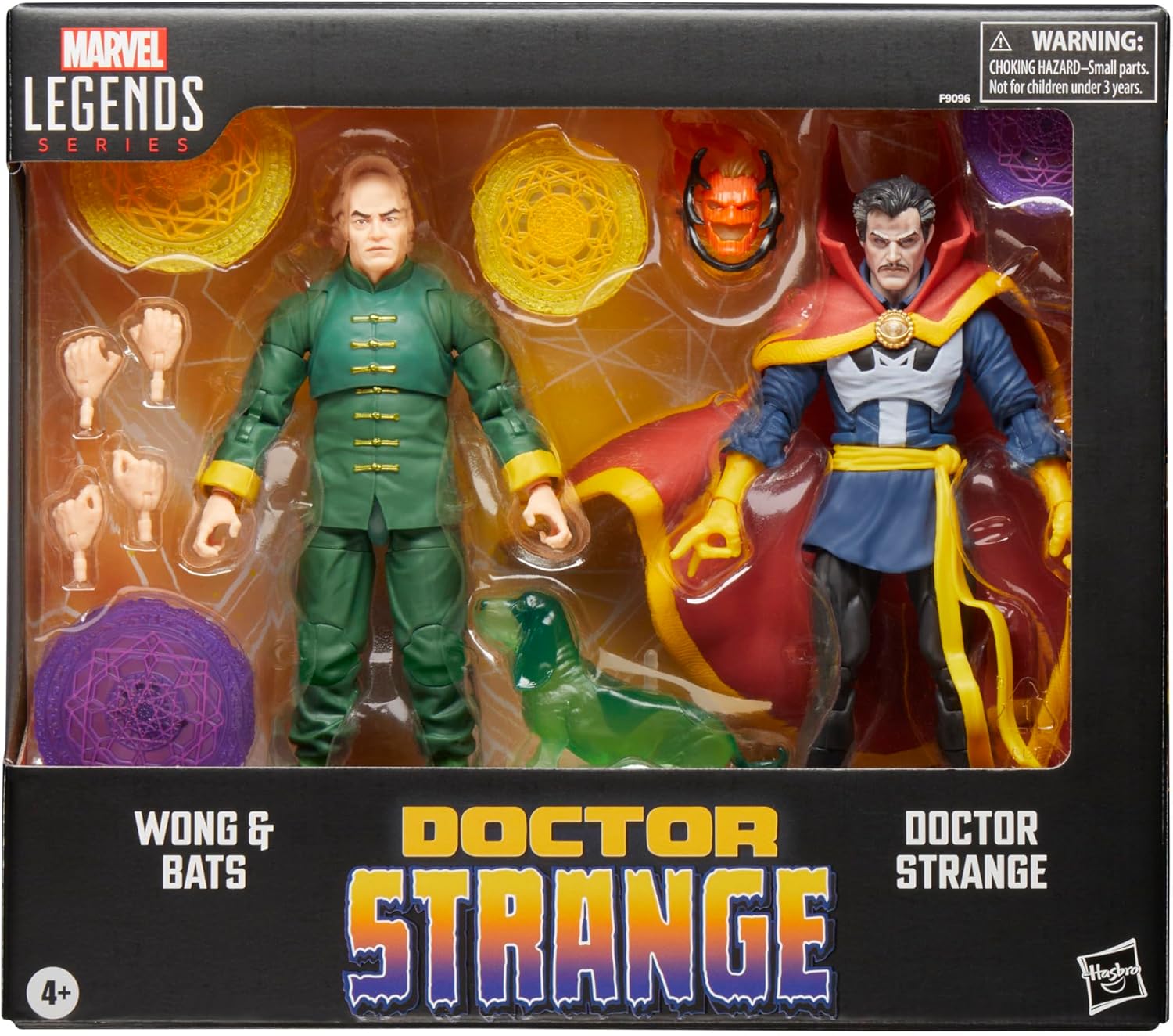 Marvel Legends Series Doctor Strange, Wong and Bats, Comics Collectible 6-Inch Action Figure Multipack (Amazon Exclusive