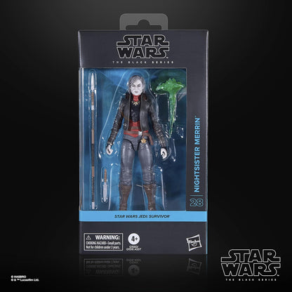 Star Wars The Black Series Nachtschwester Merrin, Star Wars Jedi: Survivor Premium Action-Figur zum Sammeln (15 cm