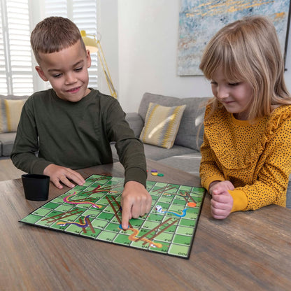 HTI Toys Traditional Games Snakes & Ladders Family Board Game Set