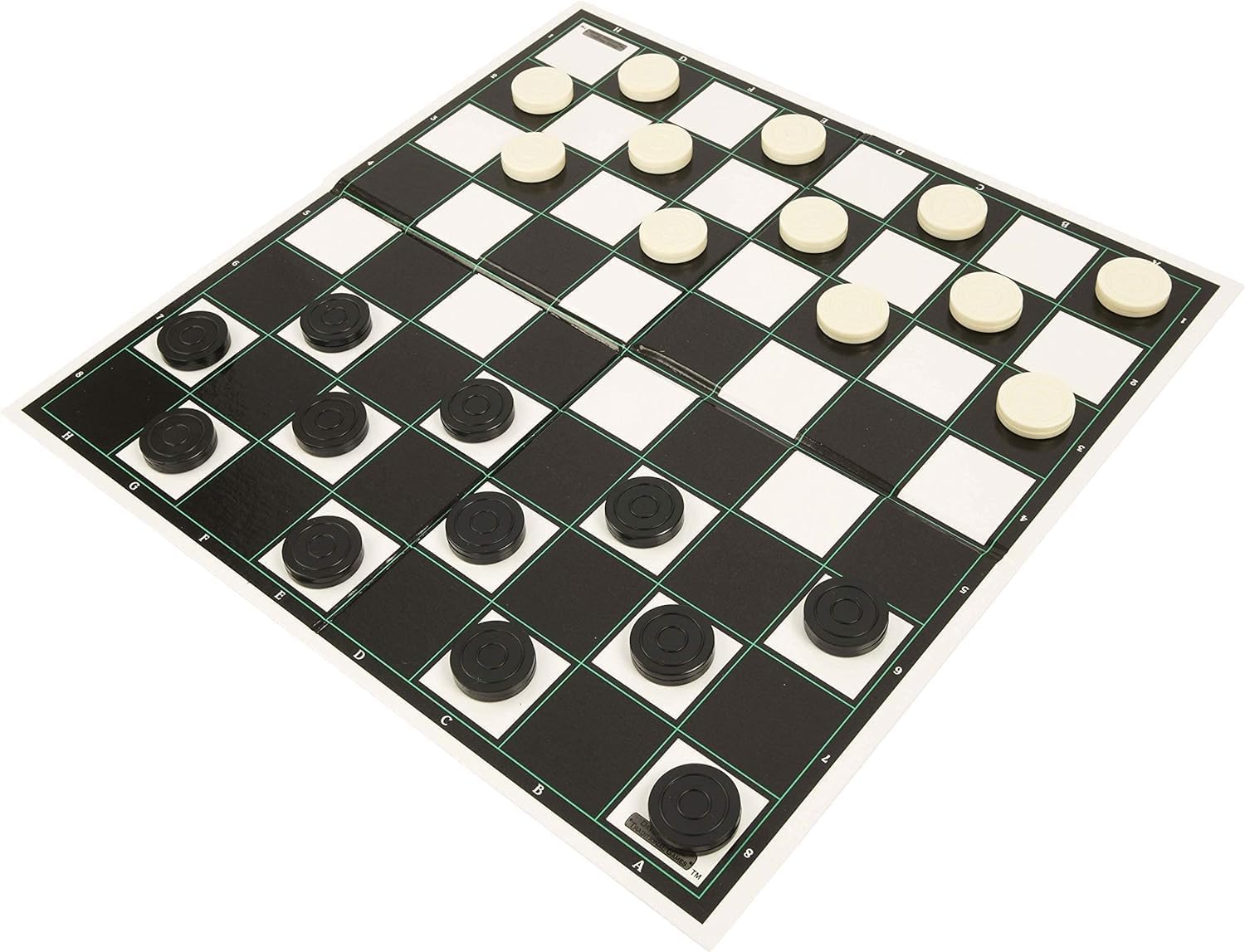 HTI Toys Traditional Games Draughts Set Board Game For Kids Adults