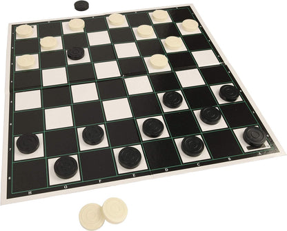HTI Toys Traditional Games Draughts Set Board Game For Kids Adults