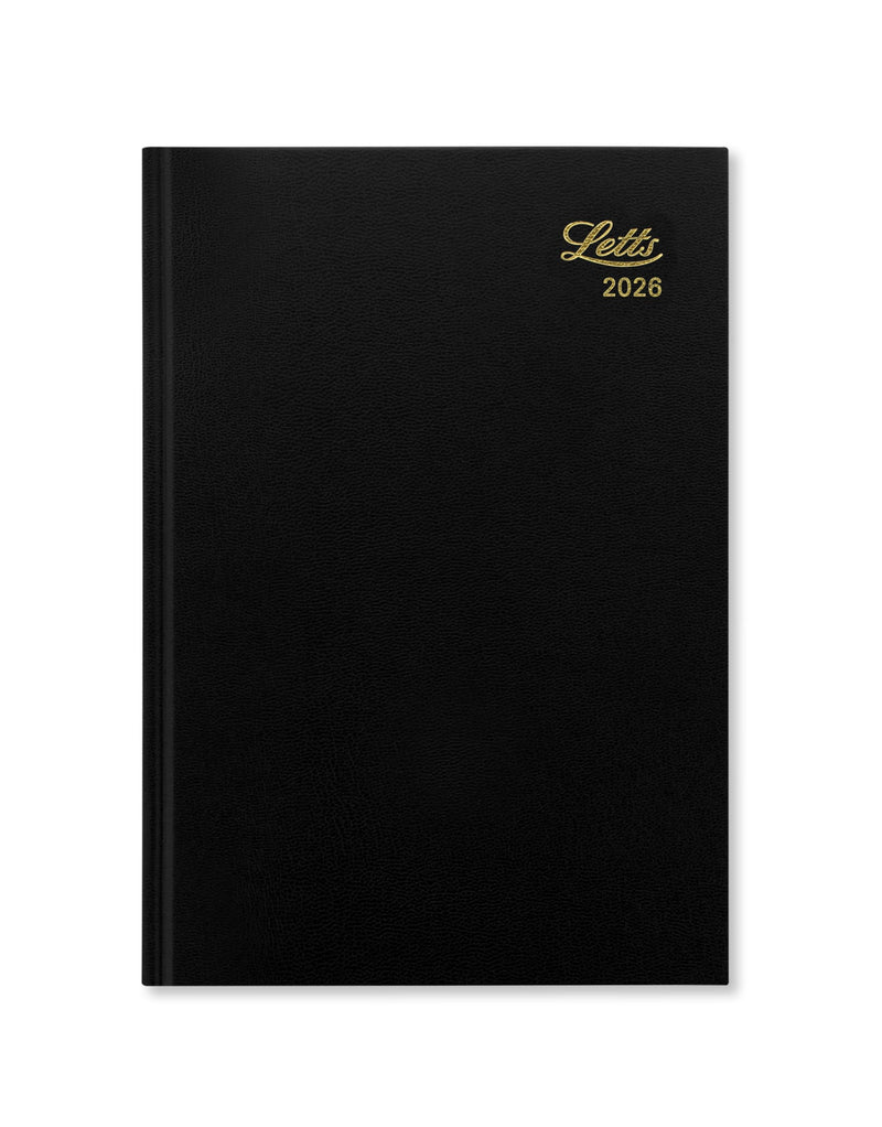 Letts of London Standard A5 week to view 2026 diary - Black 26-T31XBK