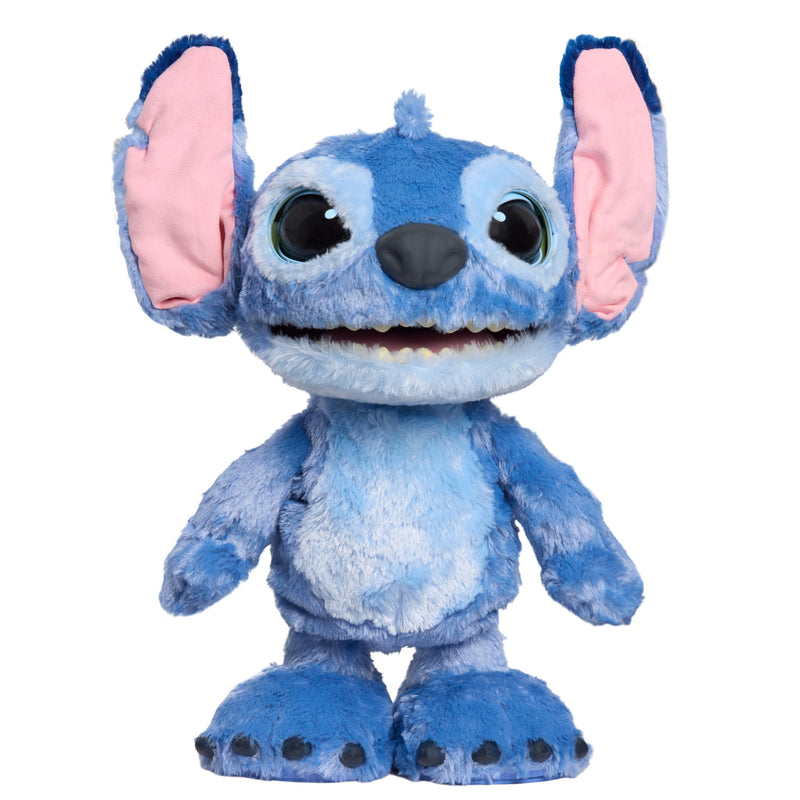 Disney Stitch Ultimate Stitch Interactive 17" Plush Toy, 100+ Sounds & Reactions, Inspired by Disney’s Live-Action Lilo & Stitch Film, New Movie Toy for Fans, Girls, Boys, Kids 3 and Up