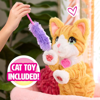 Just Play furReal Bella the Biscuit-Making Kitty, 10 Inch Interactive Cat Toy, for Boys and Girls, Ages 4 and Up