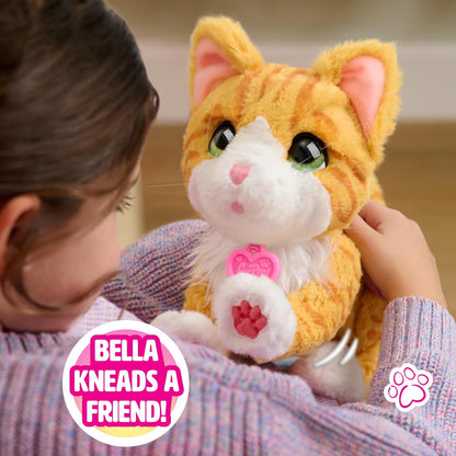 Just Play furReal Bella the Biscuit-Making Kitty, 10 Inch Interactive Cat Toy, for Boys and Girls, Ages 4 and Up