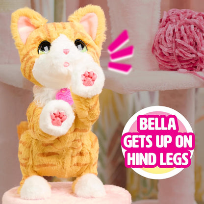 Just Play furReal Bella the Biscuit-Making Kitty, 10 Inch Interactive Cat Toy, for Boys and Girls, Ages 4 and Up