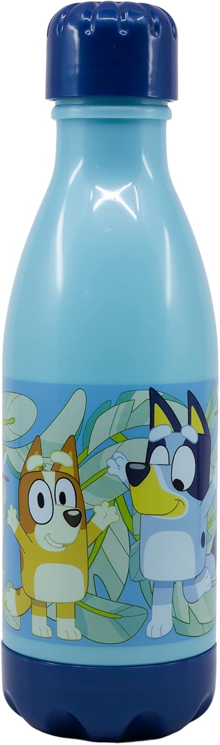 Stor PP-Flasche für Kinder, 560 ml, Blau