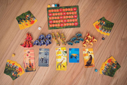 25th Century Games Botswana – Animal Collecting Strategy Card Game by Reiner Knizia Ages 7+ | 2–5 Players | 20–30 Min Playtime