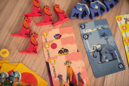 25th Century Games Botswana – Animal Collecting Strategy Card Game by Reiner Knizia Ages 7+ | 2–5 Players | 20–30 Min Playtime