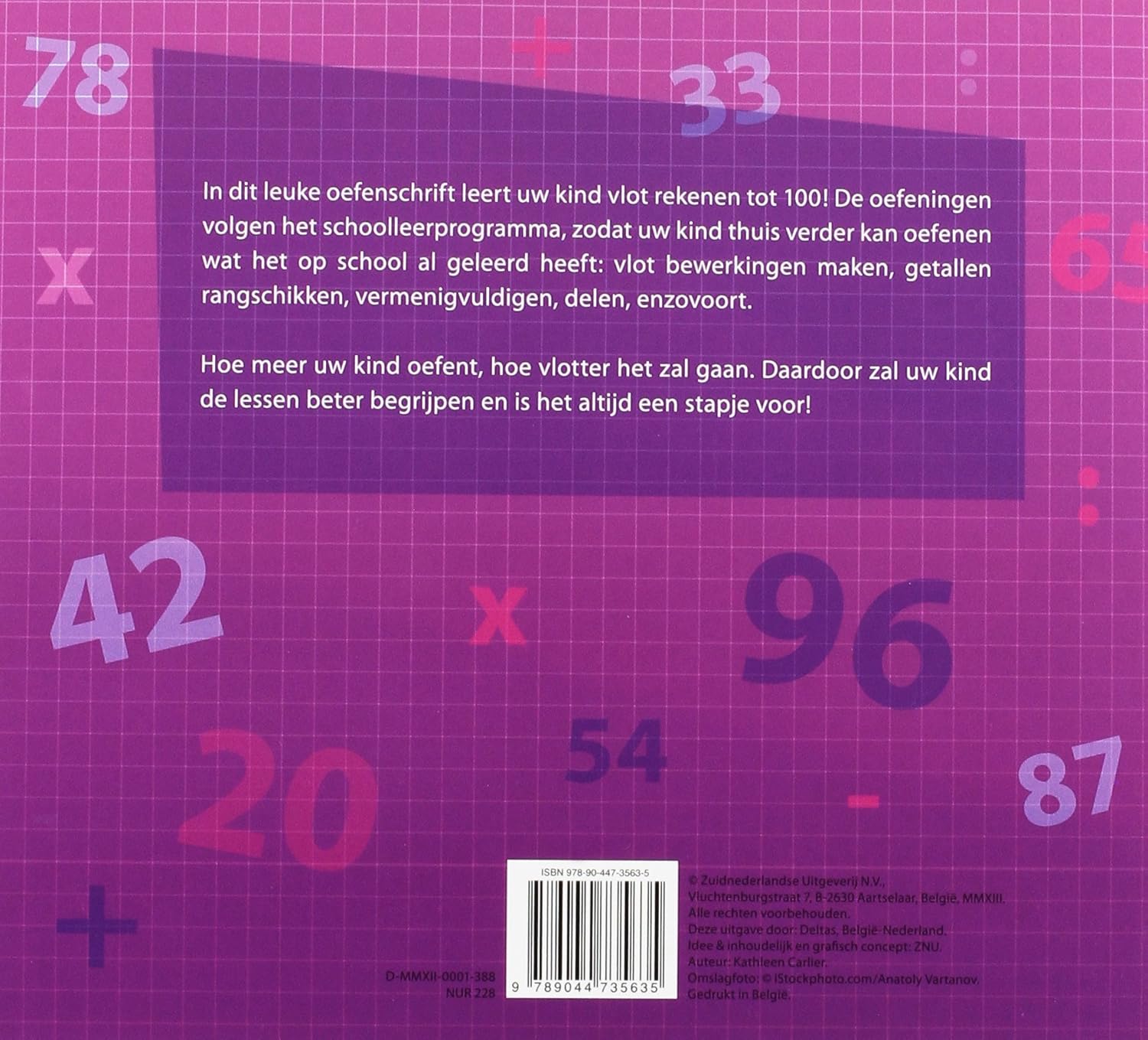 Mijn oefenschrift rekenen (7-8 j.) 2de leerjaar / groep 4