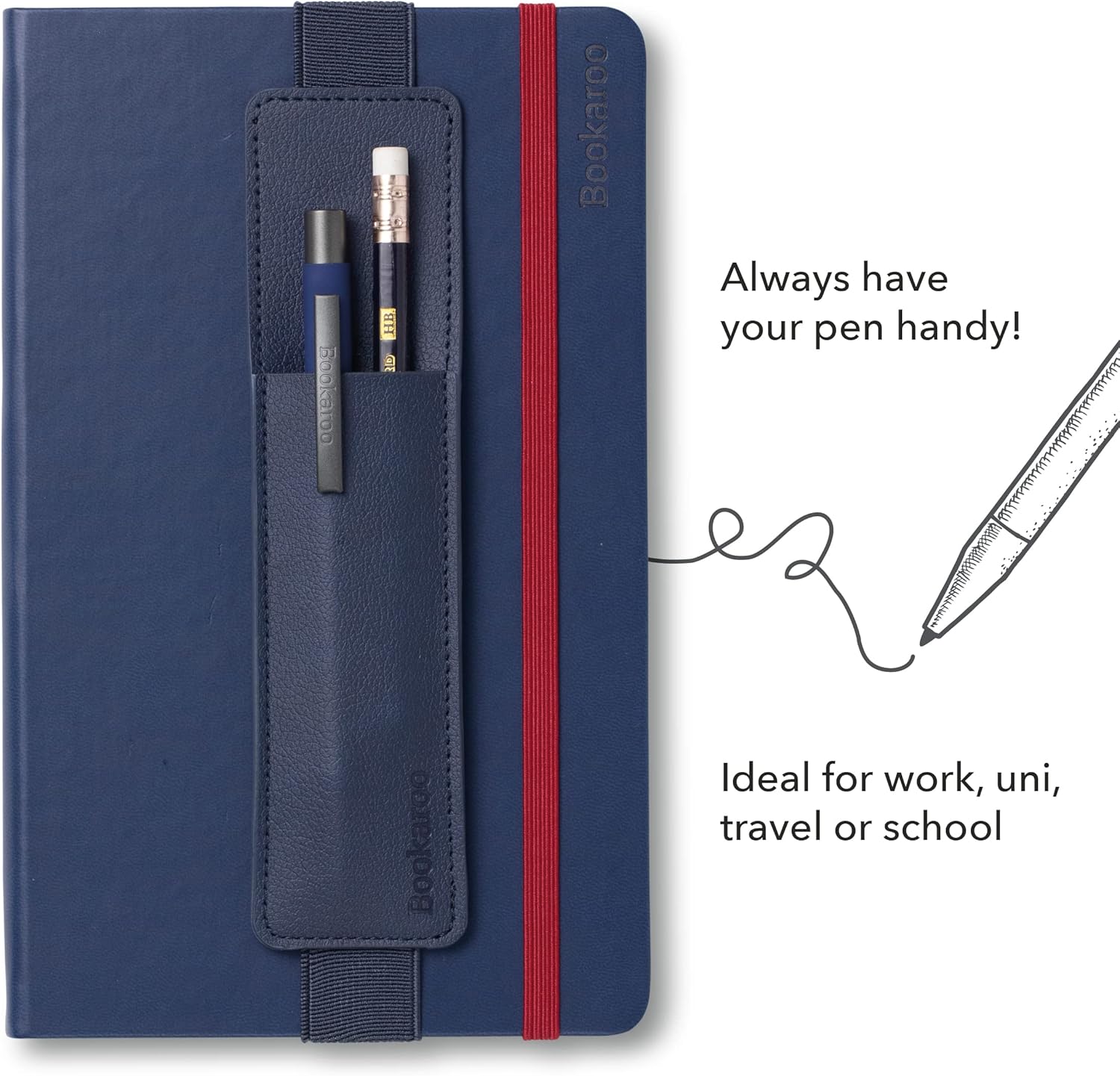 IF Bookaroo Pen Pouch - Navy