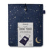 IF Bookaroo Books Stuff Pouch - Moon & Stars, Dark Blue/Gold