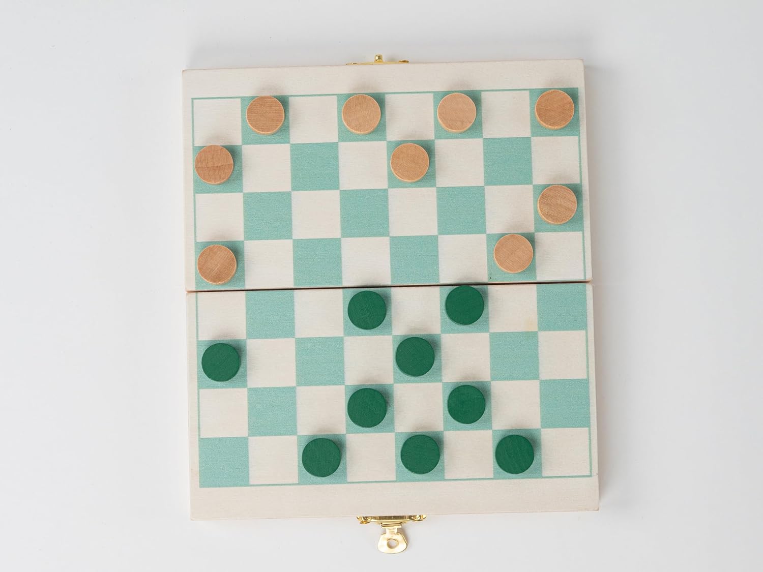 Recent Toys On-The-Go DraughtsTravel Board Set Game -Travel Draughts Set with Folding/Portable Storage Board-Traditional Strategy Game for Kids/Children/Adults