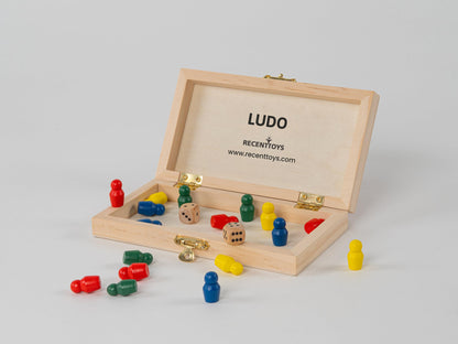 Recent Toys On-The-Go LudoTravel Board Set Game -Travel Ludo Set with Folding/Portable Storage Board-Traditional Strategy Game for Kids/Children/Adults