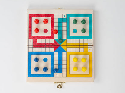 Recent Toys On-The-Go LudoTravel Board Set Game -Travel Ludo Set with Folding/Portable Storage Board-Traditional Strategy Game for Kids/Children/Adults