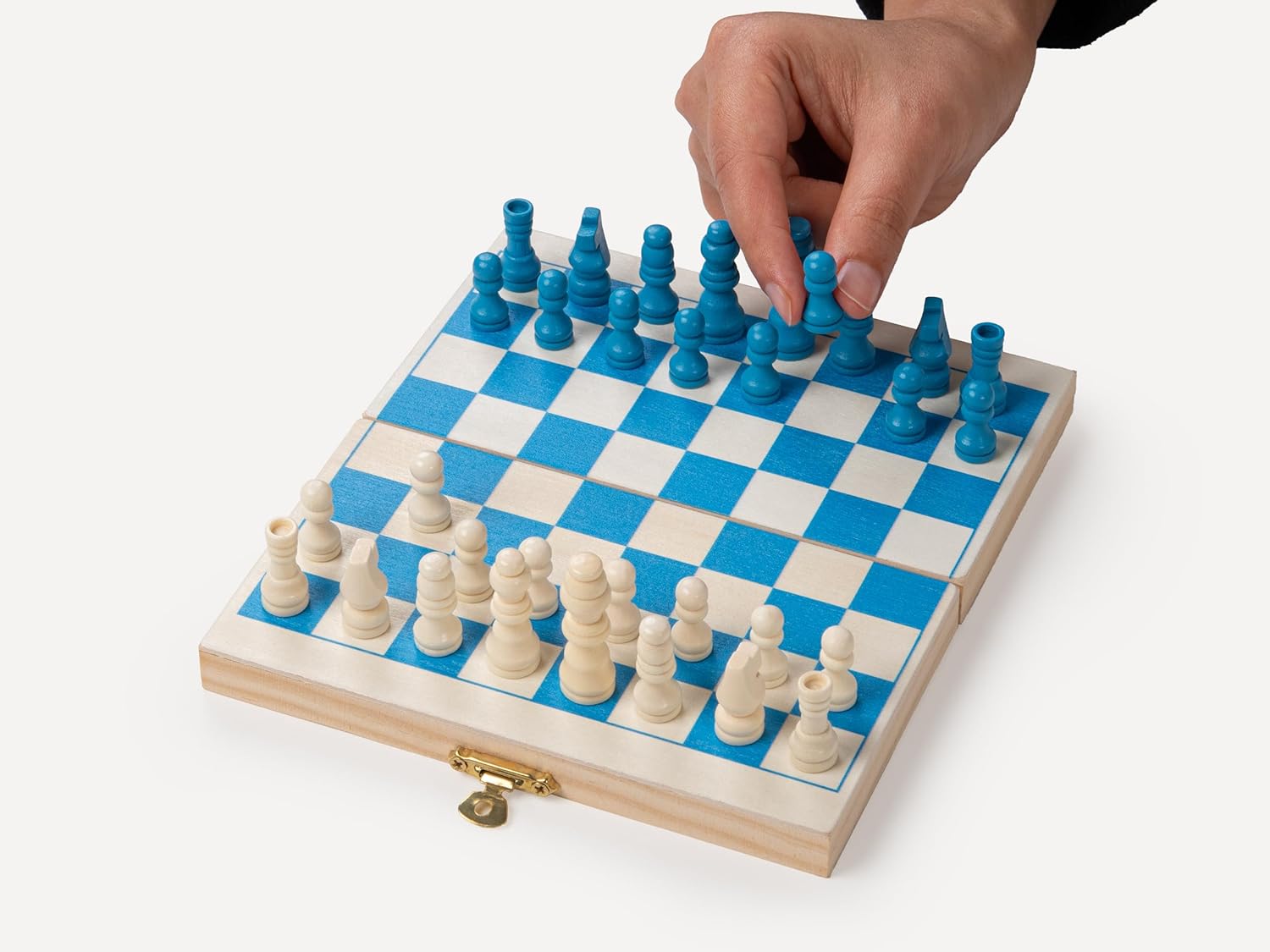 Recent Toys On-The-Go Chess Travel Board Set Game -Travel Chess Set with Folding/Portable Storage Board-Traditional Strategy Game for Kids/Children/Adults