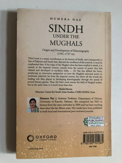 Sindh under the Mughals: Origin and Development of Historiography (15911737 CE