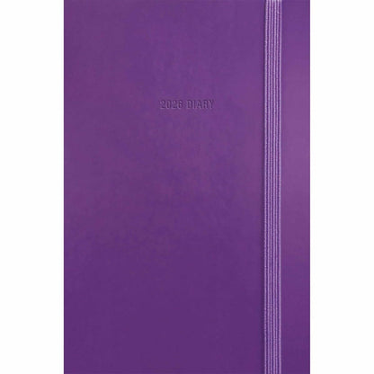 Carousel Worldwide, Purple Soft Touch 2026 Pocket Diary Planner