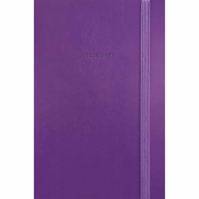 Carousel Worldwide, Purple Soft Touch 2026 Pocket Diary Planner