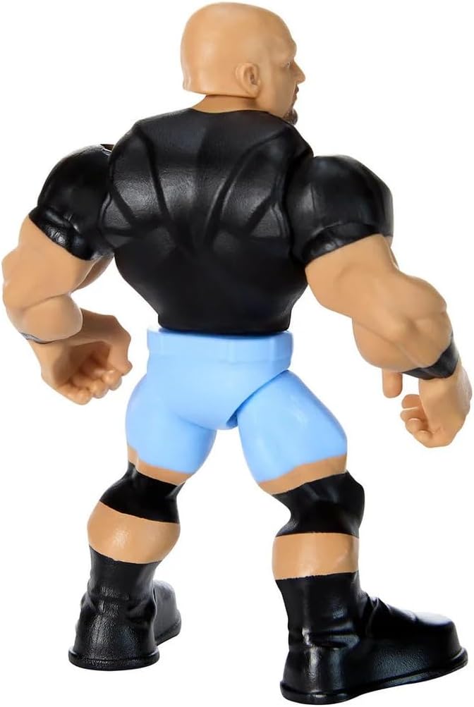 WWE Knuckles Crunchers Action Figure 10 cm - Steve Austin (Stone Cold) Figures + Accessory