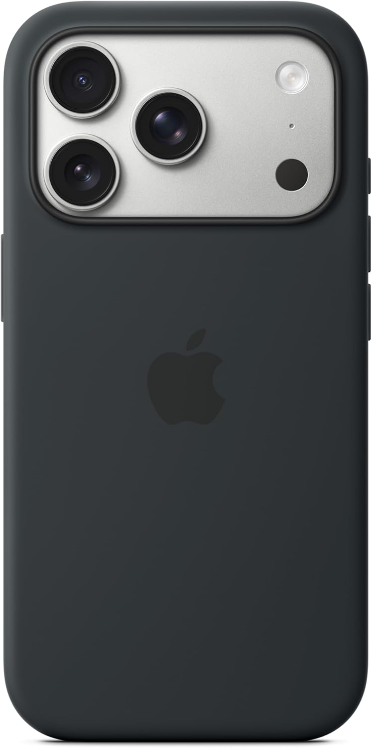 Apple - Back Cover For Mobile Phone - Magsafe Compatibility - Silicone - Black - For Iphone 17 Pro
