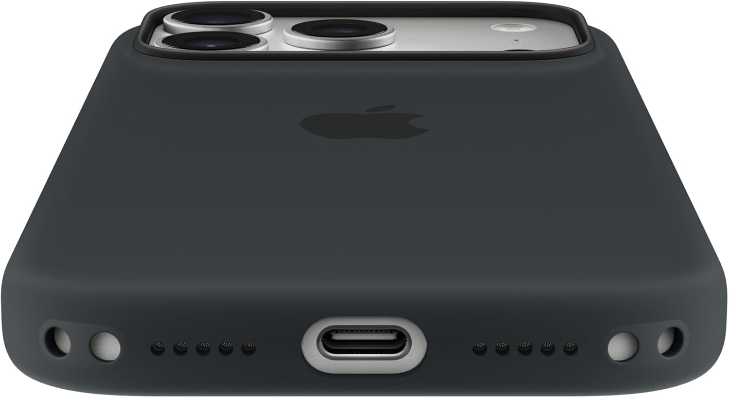 Apple - Back Cover For Mobile Phone - Magsafe Compatibility - Silicone - Black - For Iphone 17 Pro