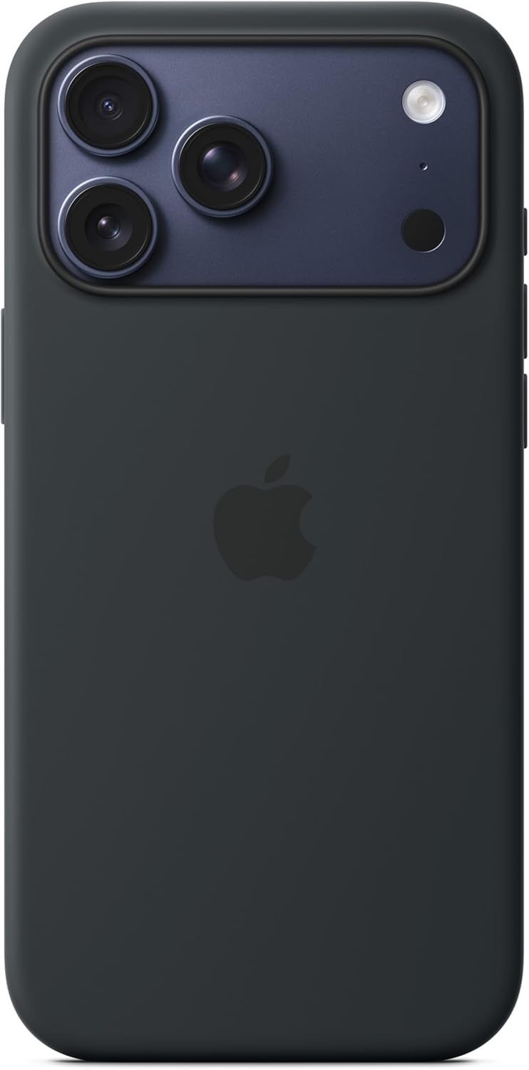 Apple - Back Cover For Mobile Phone - Magsafe Compatibility - Silicone - Black - For Iphone 17 Pro Max