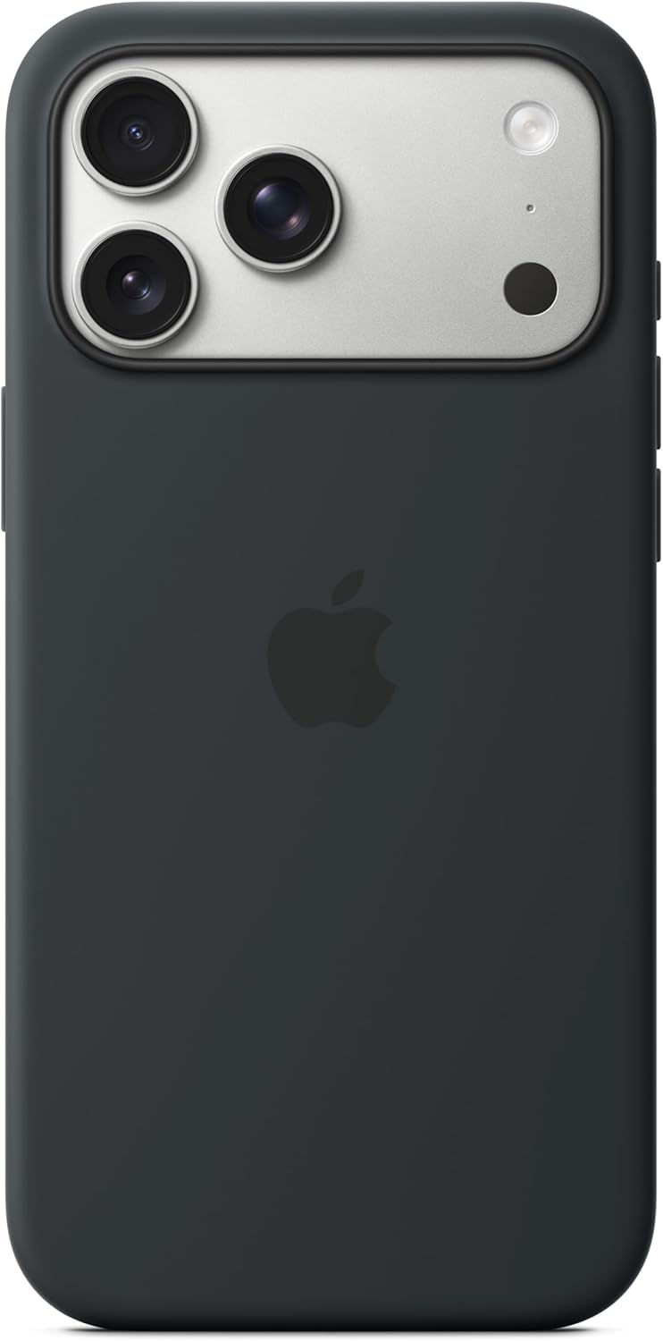 Apple - Back Cover For Mobile Phone - Magsafe Compatibility - Silicone - Black - For Iphone 17 Pro Max