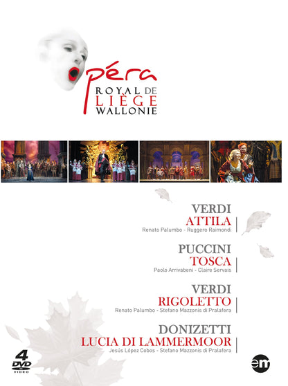 Coffret opéra royal de liège wallonie 4 opéras