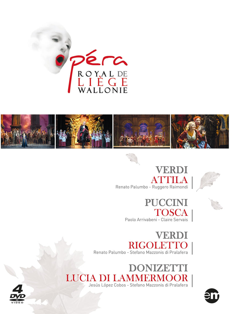 Coffret opéra royal de liège wallonie 4 opéras