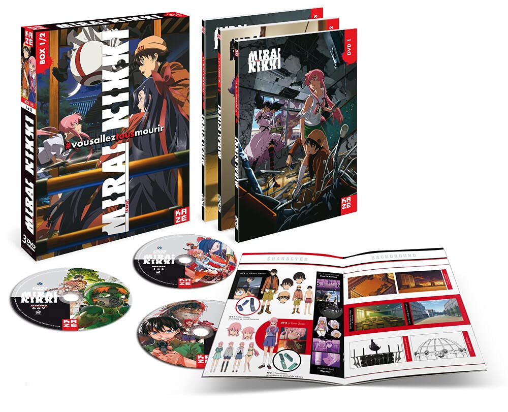 Mirai Nikki - The Future Diary - Box 1/2 - Dvd